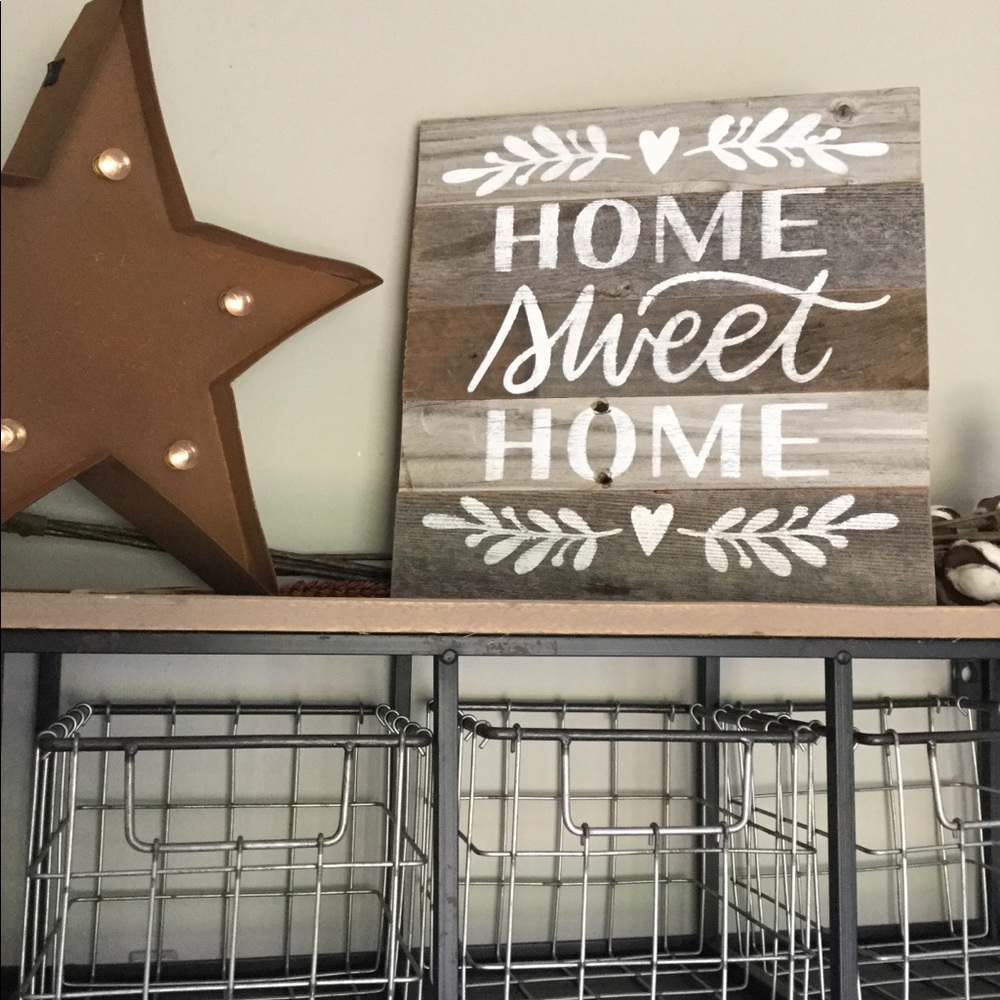 Home Sweet Home Barnwood Sign Plaque farmhouse